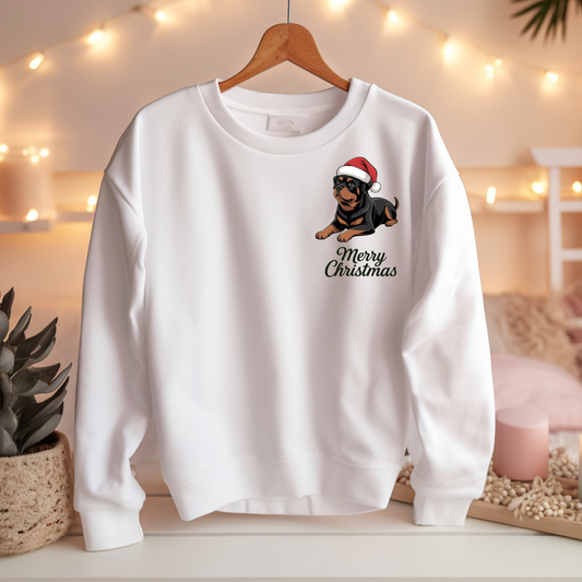 Rottweiler Merry Christmas - Weihnachts-Sweatshirt
