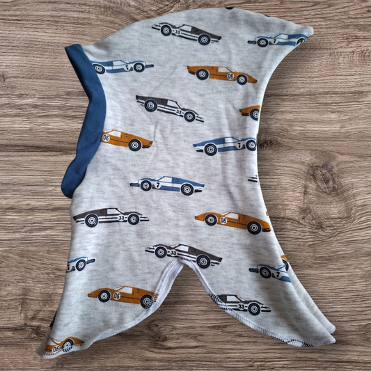 Alpenfleece-Schlupfmützen Rennauto